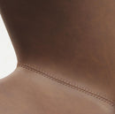 Teslin Spisebordsstol, Tan PU, 48,5x54,5x82 cm - Sæt af 2