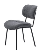 Sæt af 2 stk - Buffalo stol, mørkegrå melange stof