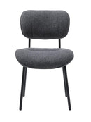 Sæt af 2 stk - Buffalo stol, mørkegrå melange stof