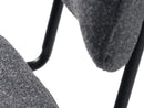 Sæt af 2 stk - Buffalo stol, mørkegrå melange stof