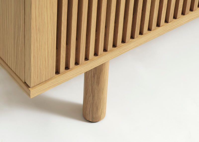 Tiber TV-Bord, Eg, 143x40x55 cm