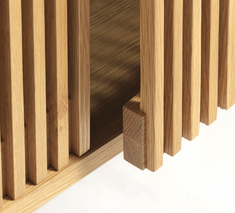 Tiber TV-Bord, Eg, 143x40x55 cm