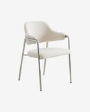 Nordal - ALBERT stol – råhvid – B56 × D59 × H84 cm