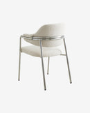Nordal - ALBERT stol – råhvid – B56 × D59 × H84 cm