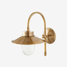 Nordal - LASON væglampe, udendørs – messing – Ø26,5 × H37,5 cm