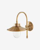 Nordal - LASON væglampe, udendørs – messing – Ø26,5 × H37,5 cm