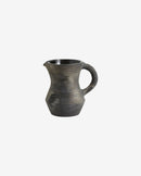 Nordal - JUNIPER kande med hank, terrakotta – sort – L16 × D11 × H16 cm
