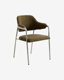 Nordal - ALBERT stol – grøn – B56 × D59 × H84 cm