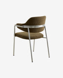 Nordal - ALBERT stol – grøn – B56 × D59 × H84 cm