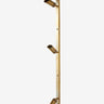 Nordal - BRAGI væglampe, 3 spotlys – messing – Ø6 cm