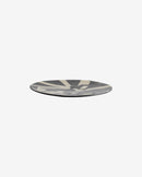 Nordal - LIPSI dekoration tallerken, S – sort/beige – Ø34 × H2,5 cm
