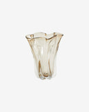 Nordal - KOMNIO vase – lysebrun – Ø22 × H27 cm