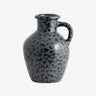 Nordal - BATAM vase, glaseret – sort – Ø23,5 × H31,5 cm