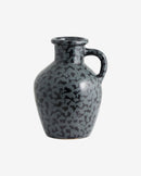 Nordal - BATAM vase, glaseret – sort – Ø23,5 × H31,5 cm