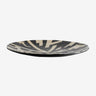 Nordal - LIPSI dekoration tallerken, L – sort/beige – Ø62 × H7 cm