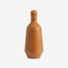 Nordal - JUNIPER flaske med låg – terrakotta – brun – Ø11 × H30 cm