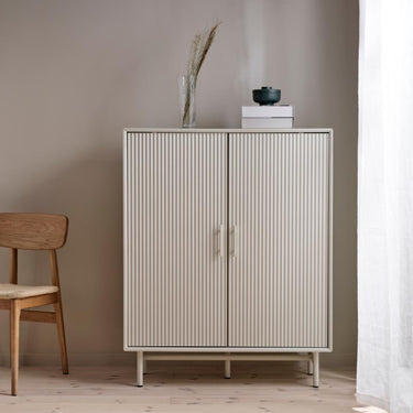 Palma Skab, Greige, 100x40x125 cm