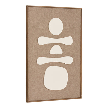 Diva Relief Vægdekoration fra House Nordic i brun / Beige – billede 2