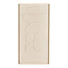 Victoria Relief Vægdekoration fra House Nordic i beige