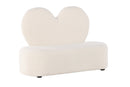 Venture Home - Kids Flower Sofa – Beige teddy – 99×36×65 cm