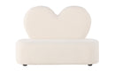 Venture Home - Kids Flower Sofa – Beige teddy – 99×36×65 cm