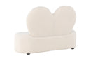 Venture Home - Kids Flower Sofa – Beige teddy – 99×36×65 cm