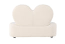 Venture Home - Kids Flower Sofa – Beige teddy – 99×36×65 cm