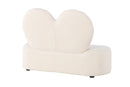 Venture Home - Kids Flower Sofa – Beige teddy – 99×36×65 cm