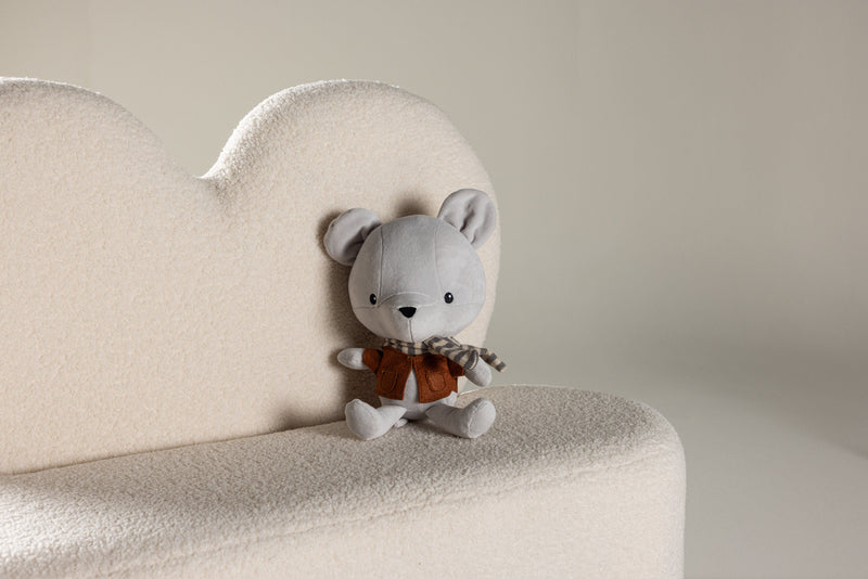 Venture Home - Kids Flower Sofa – Beige teddy – 99×36×65 cm