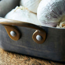 Nicolas Vahe - Mini-bradepande, NVPresentation, Sølv finish, sæt af 2 stk.