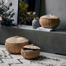 House Doctor - Opbevaringsbokse, Rata, Natural, sæt af 3 stk.