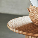 House Doctor - Sofabord, Gro, Natur Ø90 cm