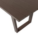 BEAR GARDEN TABLE ALUMINIUM BROWN