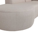 WOOOD - Chios Udendørs Loungesæt Organisk Højre - Natural 258x168 cm
