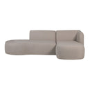 WOOOD - Chios Udendørs Loungesæt Organisk Højre - Natural 258x168 cm