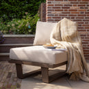 BEAR GARDEN LOUNGE CHAIR/1-SEATER ELEMENT ALUMINIUM BROWN