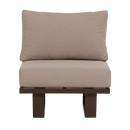 BEAR GARDEN LOUNGE CHAIR/1-SEATER ELEMENT ALUMINIUM BROWN