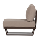BEAR GARDEN LOUNGE CHAIR/1-SEATER ELEMENT ALUMINIUM BROWN