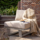 BEAR GARDEN LOUNGE CHAIR/1-SEATER ELEMENT ALUMINIUM SAND