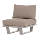 BEAR GARDEN LOUNGE CHAIR/1-SEATER ELEMENT ALUMINIUM SAND