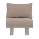 BEAR GARDEN LOUNGE CHAIR/1-SEATER ELEMENT ALUMINIUM SAND