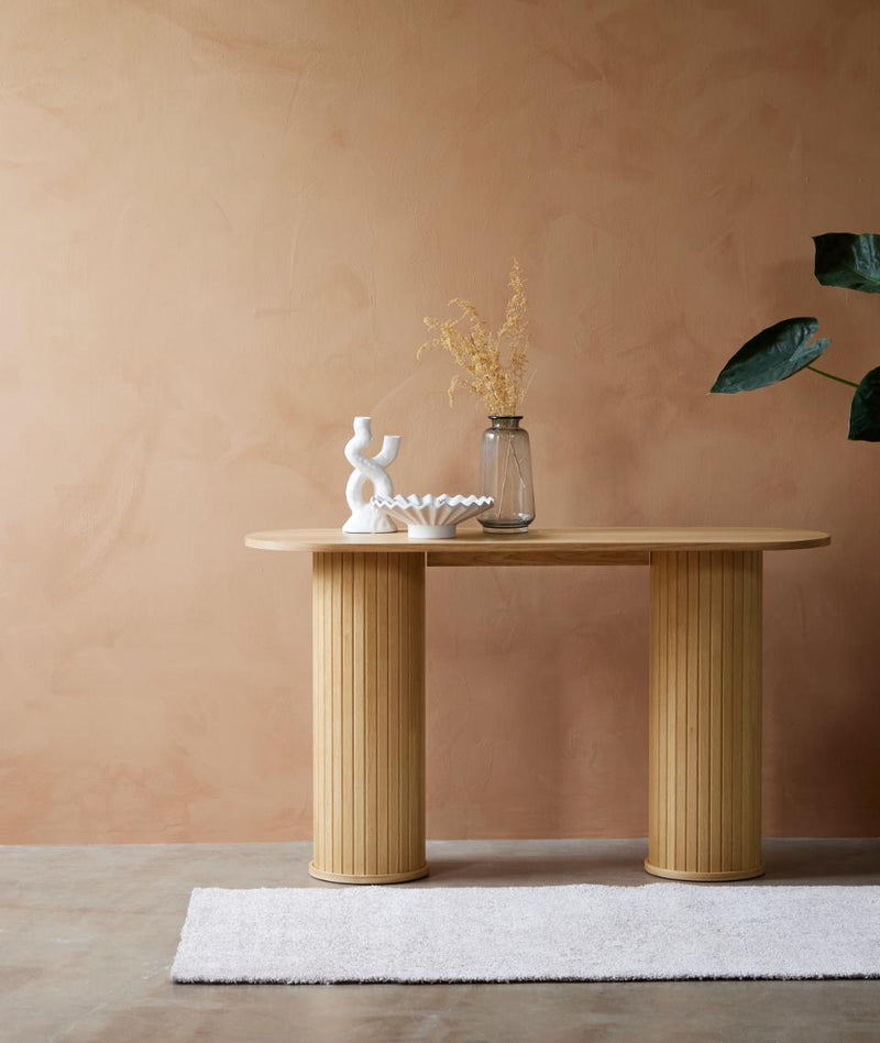 Nola Konsolbord, Natur Eg, 130x40x75 cm