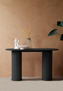 Nola Konsolbord, Sort eg, 130x40x75 cm