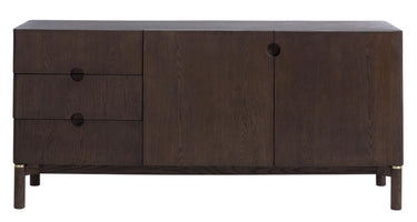Arun Skænk - Espresso Brown Woca Olie, 160x73x45,5cm
