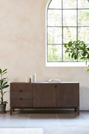 Arun Skænk - Espresso Brown Woca Olie, 160x73x45,5cm