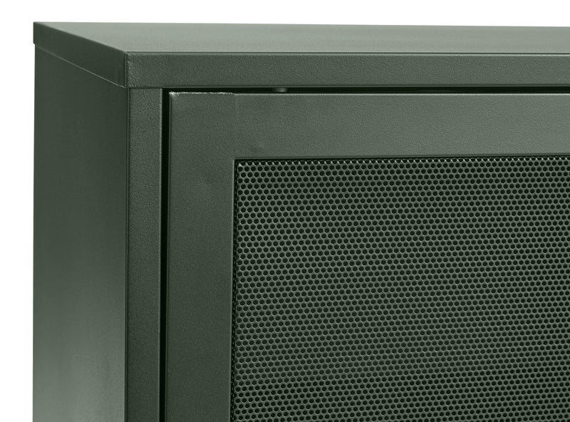 Veep skænk, olivengrøn, 160x45x75cm