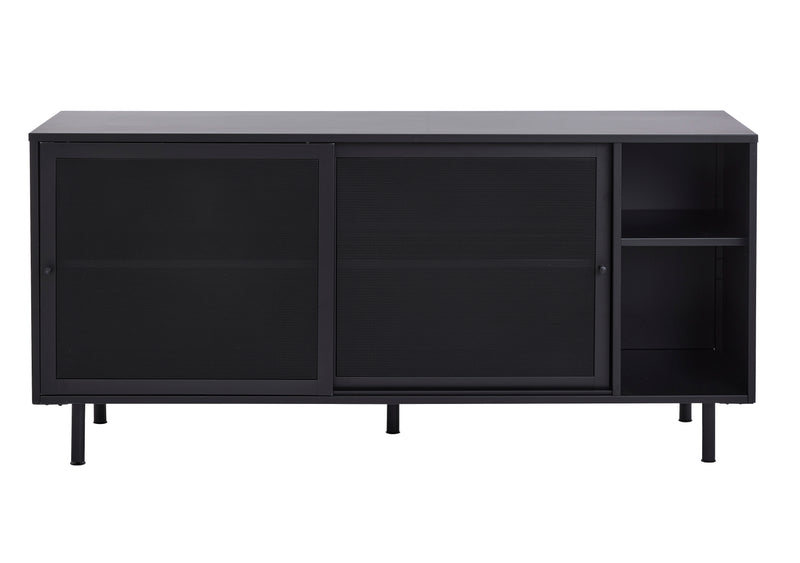 Veep skænk, sort, 160x46x75cm