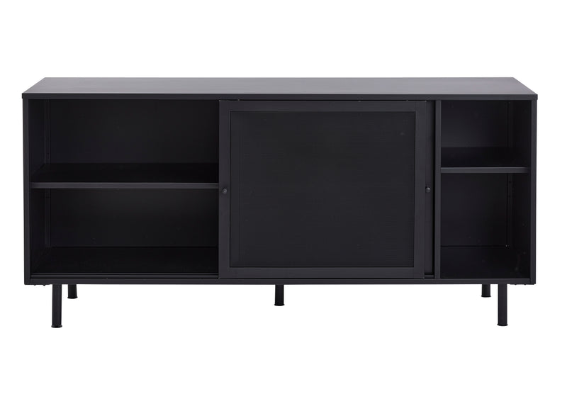 Veep skænk, sort, 160x46x75cm