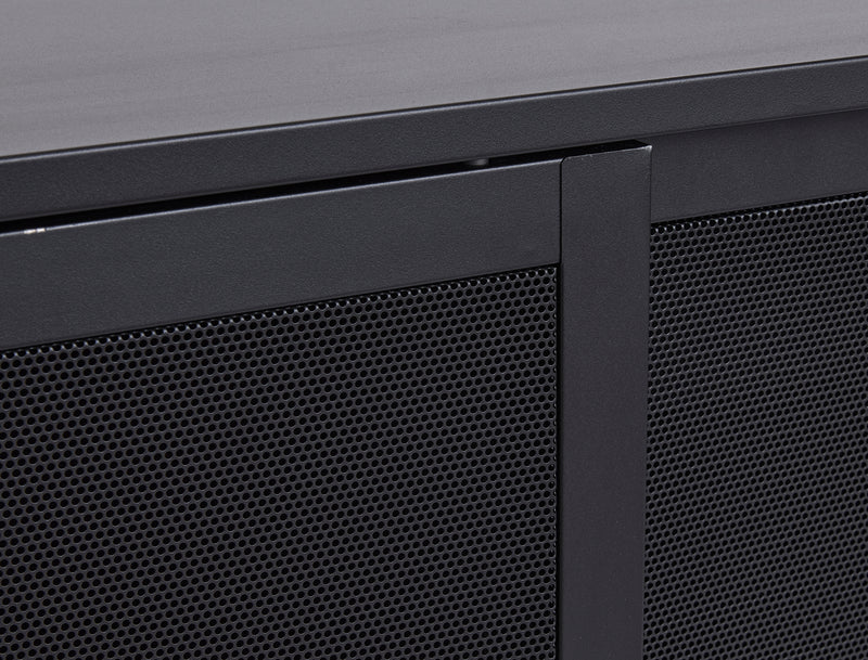 Veep skænk, sort, 160x46x75cm