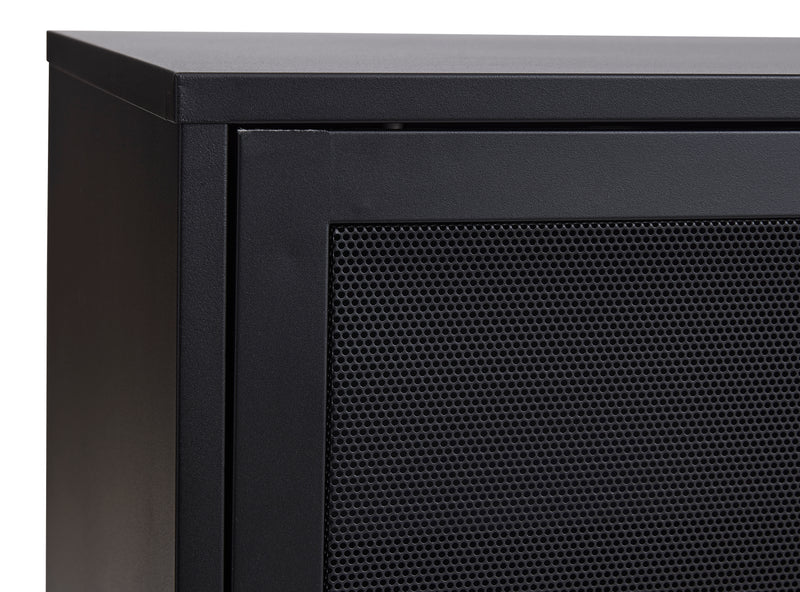 Veep skænk, sort, 160x46x75cm